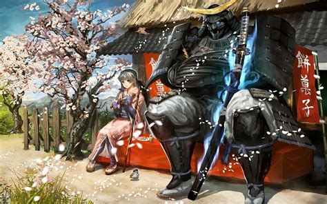 Anime Samurai Art Wallpapers - Top Free Anime Samurai Art Backgrounds ...