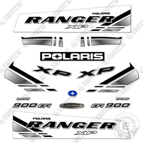 Fits Polaris Ranger 900 XP Decal Kit UTV (WHITE) 2017 – Equipment Decals