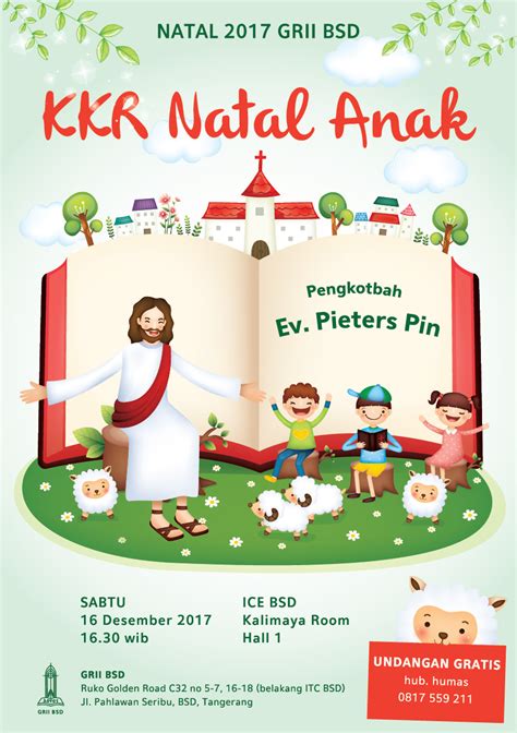 Undangan Natal Sekolah Minggu – Amat