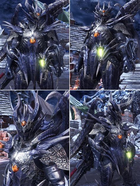 The eyes on the Fatalis armor always look directly at the camera (just ...