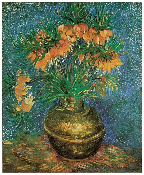 Still Life with fritillarias Painting by Vincent Van Gogh - Pixels