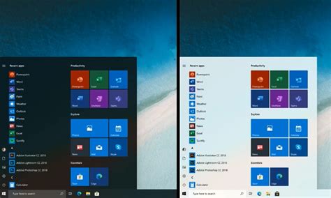 Microsoft shows a future Windows 10's Start menu based on icons, not ...