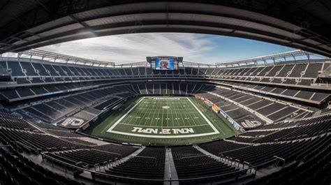 Nfl New York Jets Stadium From An Outside Lens Background, Metlife ...