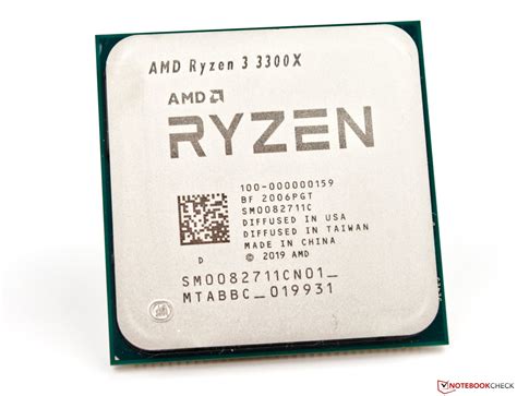 AMD Ryzen 3 3300X Processor - Benchmarks and Specs - NotebookCheck.net Tech