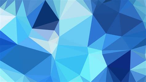 Free Abstract Blue Triangle Geometric Background Vector