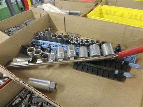 3/8" Drive Sockets & Bits - 2 Boxes, Mostly Craftsman - Lambrecht ...