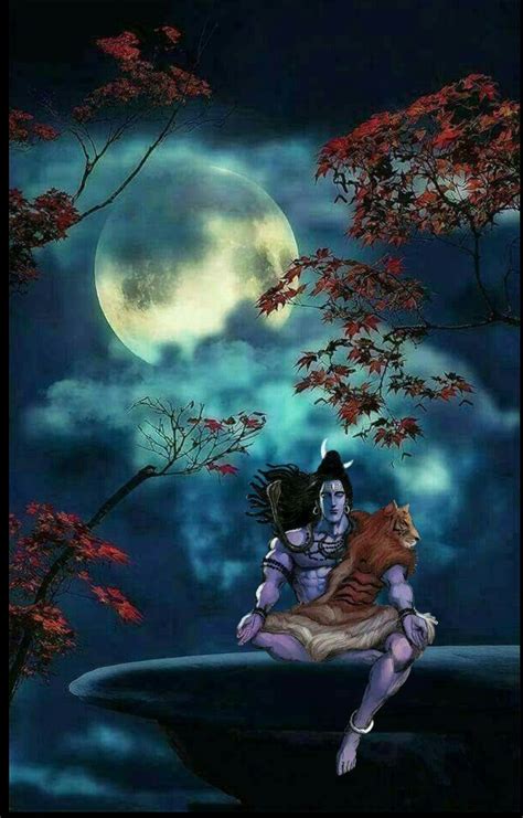 Lord Shiva as adiyogi in creative art painting | Rudra shiva, Lord ...