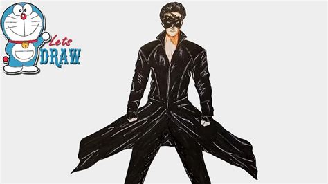 How To Draw Krrish (Hritik Roshan) step by step || Art video || Drawing ...