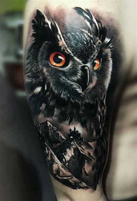 Pin on Owl Tattoo Design Ideas