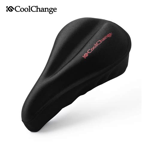 CoolChange Bike Saddle Cover Silicone Gels Saddle Cover MTB Bicycle ...