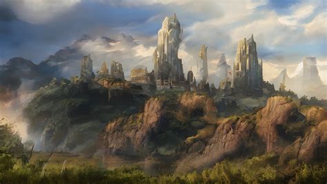 AI Generated Fantasy Landscapes (CC0) by ObsydianX