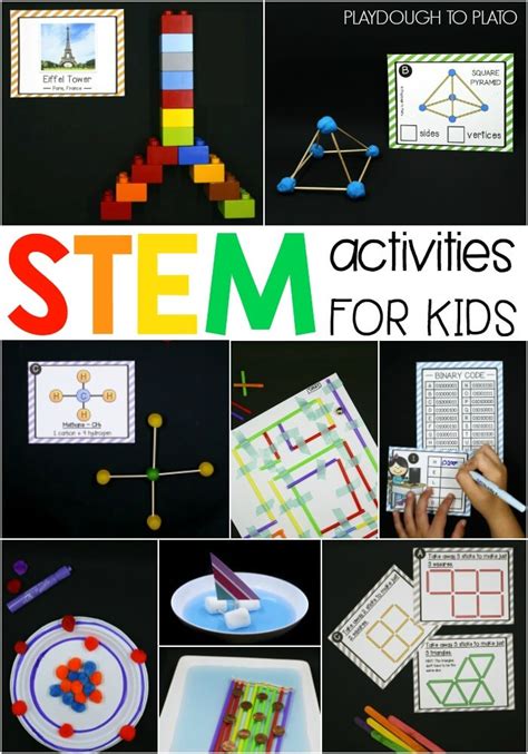 40 STEM Activities for Kids - Playdough To Plato