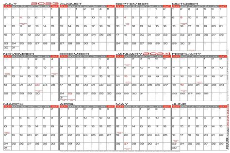 2024 Calendar Wall Planner Printable - 2024 CALENDAR PRINTABLE