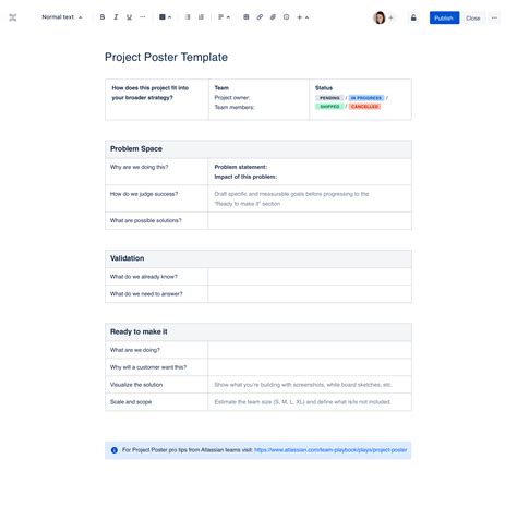 Project Poster - Confluence | Atlassian