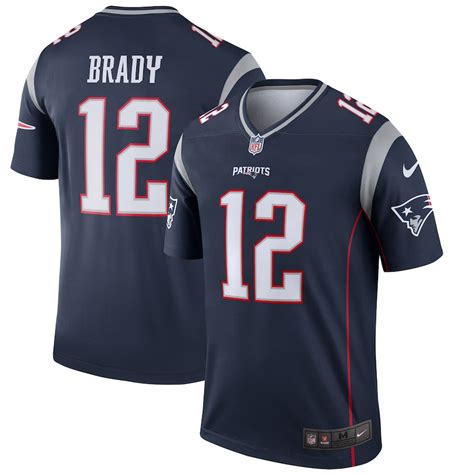 Men's New England Patriots Tom Brady Nike Navy Legend Jersey