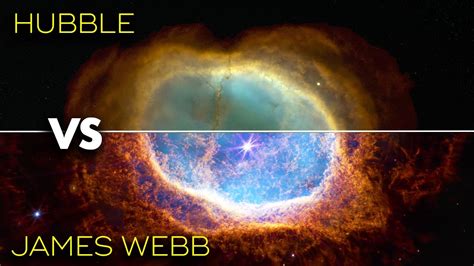 James Webb Space Telescope vs Hubble Telescope Comparison - YouTube