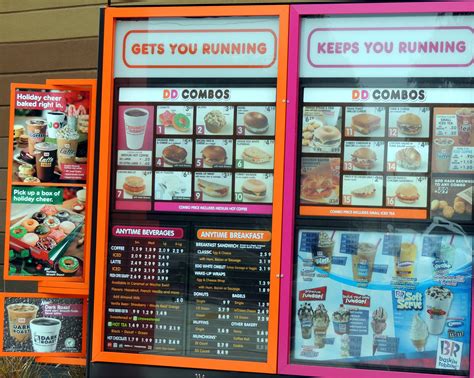 dunkin donuts menu drinks