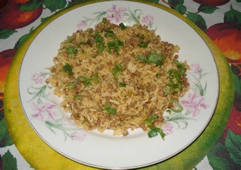 Arroz con carne molida. Receta de Martha R- Cookpad