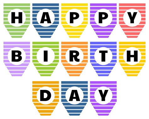 Printable Birthday Signs - Printable Word Searches