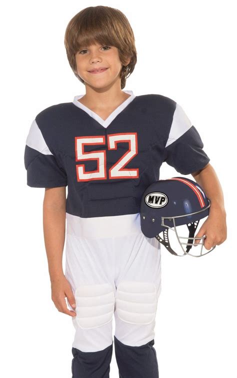 Kids Boys Football Player Quarterback Halloween Costume | Football ...