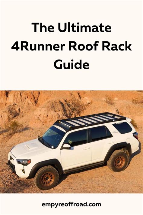 The Ultimate 4Runner Roof Rack Guide | 4runner, Roof rack, Toyota 4runner