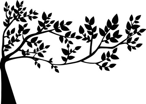 tree branch silhouette, clipart image - free svg file for members - SVG ...