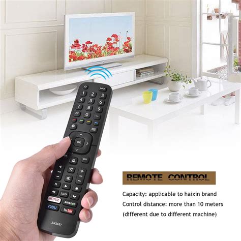 FAGINEY Remote Controller For Hisense Smart TV, Remote Controller ...