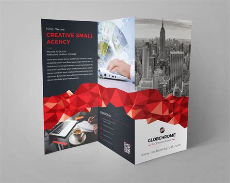 Tallinn Professional Tri-fold Brochure Design Template 001694 ...