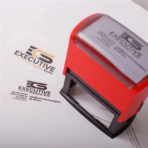 Self-Inking Rubber Stamps - Executive Company Seals