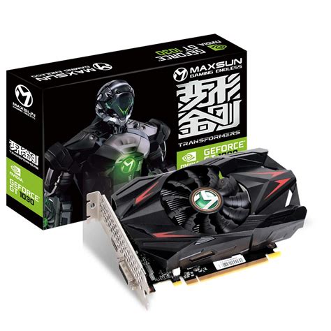 MAXSUN GEFORCE GT 1030 4GB ITX Graphics Card GPU GDDR4 Mini ITX Design ...