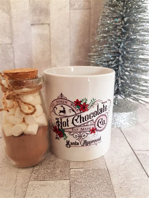 Christmas Mug Hot Chocolate Mug Christmas Hot Chocolate - Etsy