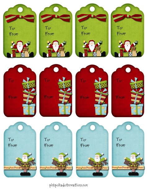 Christmas tags Archives - Pink Polka Dot Creations