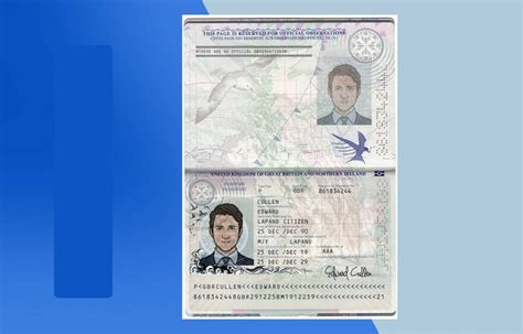 UK Passport PSD Template (New Edition) – Download Photoshop File