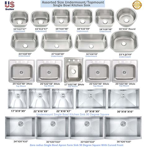 Stainless Steel Undermount Kitchen Sinks Single Bowl - Proflo Plomosa ...