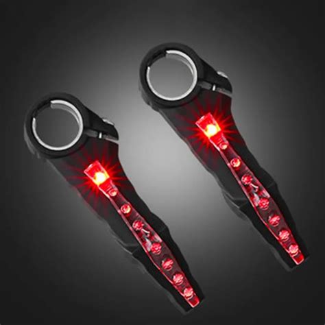 Super Bright MTB Bicycle Handlebar LED Turn Lights Flash Light Cycling ...