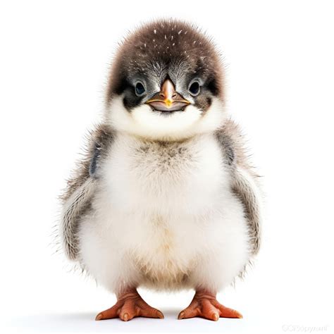 Premium AI Image | Fluffy Baby Penguin