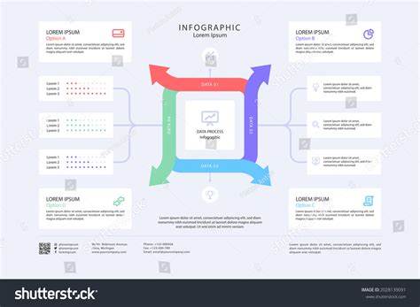 Process Infographic Design Template Timeline Step Stock Vector (Royalty ...