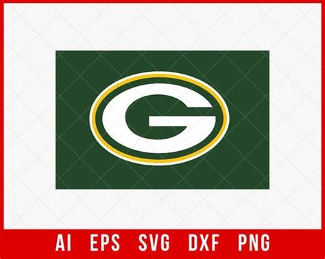 Green Bay Packers Logo Clipart Silhouette NFL SVG Cut File for Cricut ...