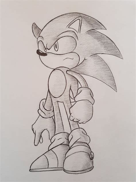 Sonic Pencil Drawing