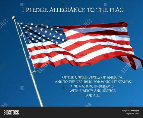 American Flag "Pledge Image & Photo (Free Trial) | Bigstock