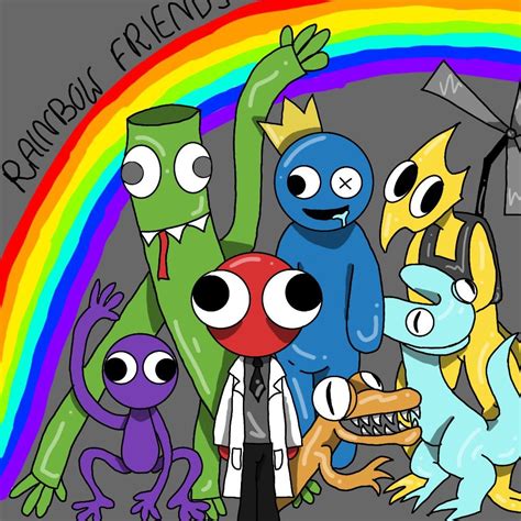 Rainbow Friends🌈 | Friends party, Rainbow, Friends