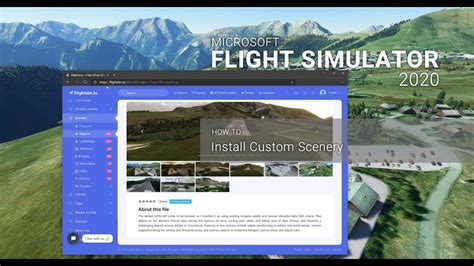 How To Install Custom Scenery in Microsoft Flight Simulator 2020 - YouTube