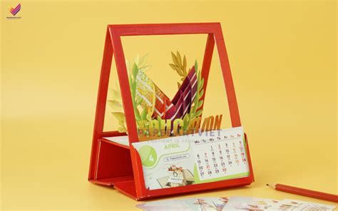 Top 5 desk calendar design in 2020 | Paper Art Viet CO., LTD