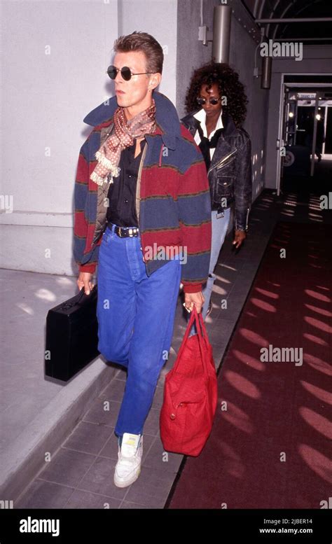 David Bowie and Iman 1992 Credit: Ralph Dominguez/MediaPunch Stock ...