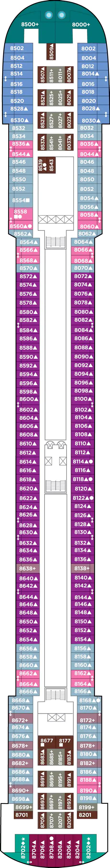 Pride of America Deck Plans | CruiseInd