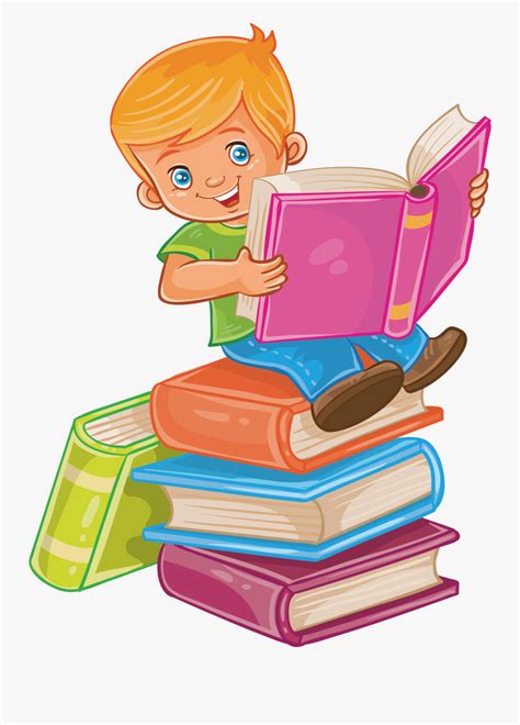 Child Reading Royalty-free Illustration - Reading Book Clipart Png ...