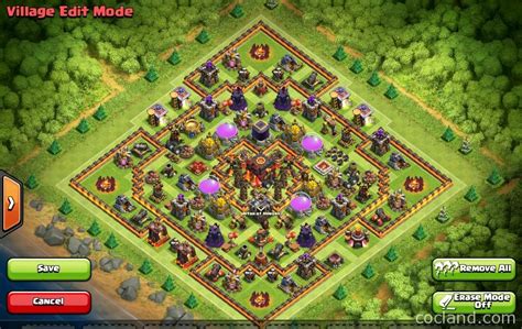 Top Town Hall 10 Base Layouts with 275 Walls by Ash | Clash of Clans Land