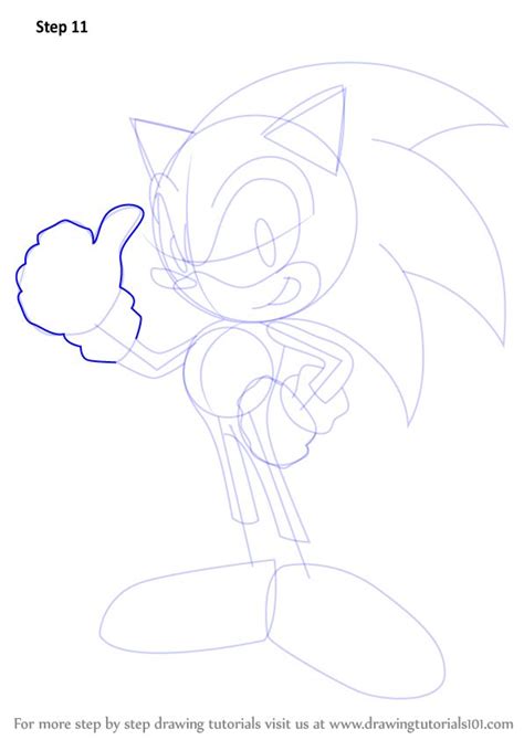 how to draw sonic from sonic the hedgehog