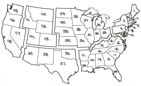 Blank Printable Map Of Us By Regions