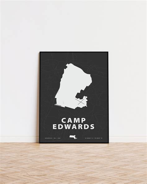 Camp Edwards Map Print - Etsy